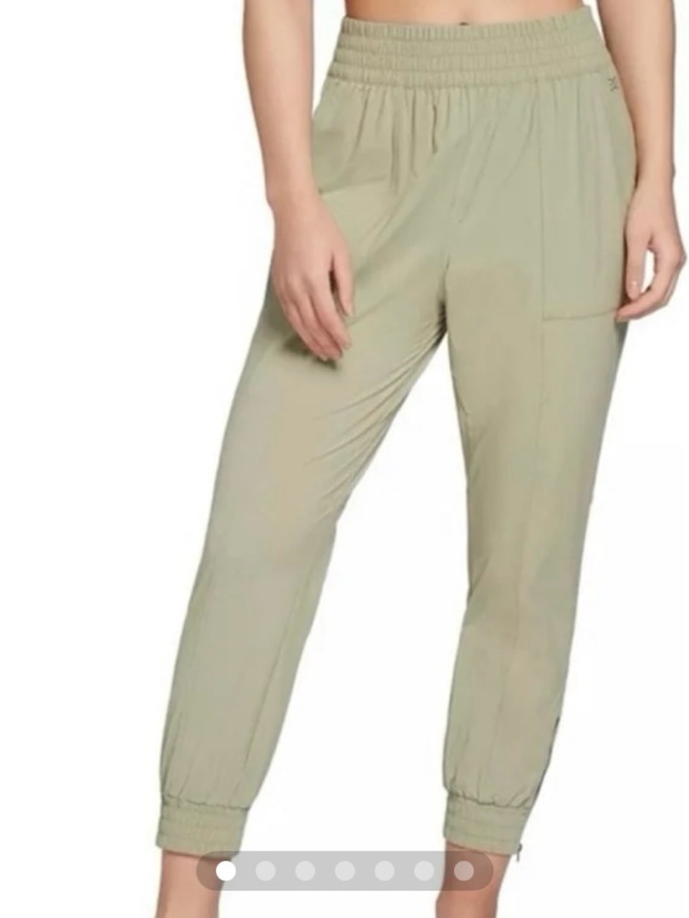 Calia Light Olive Utility Jogger Pants - Women